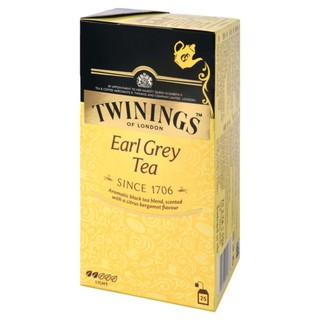 ﻿Twinings Earl Gray Tea ทไวนิงส์ เอิร์ลเกรย์ ชาอังกฤษ 2กรัม 25ซอง