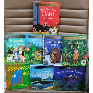 ชุด 8 เล่ม กระดาษแข็งหนาทุกหน้าโดย Julia Donaldson และ Margaret Wise Brown