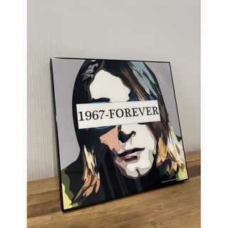 Kurt Cobain2 #2 กรอบรูป ตกแต่งห้อง ตกแต่งบ้าน พร้อมติดตั้งขึ้นผนัง