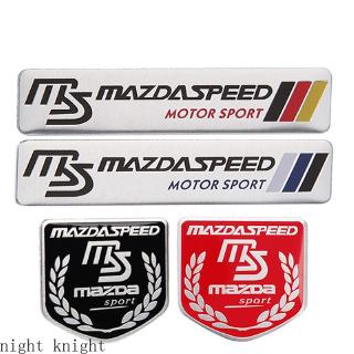 สติ๊กเกอร์โลหะลายนูนสําหรับติดตกแต่งรถยนต์ ms mazda speed atenza axela cx 5 cx 7 323 cx 3