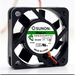 For Sunon KDE2404PFV2 4010 4CM 24V 1.4W 2pin 3pin mute Maglev cooling fan 40X40X10MM