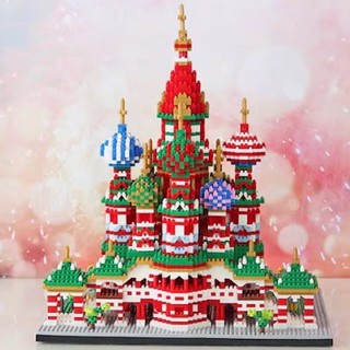 Atomic Building Blocks NO. 9918 ตัวต่อนาโนรูปวิหาร สุดอลังการ  จำนวนตัวต่อ 4650 Pcs.