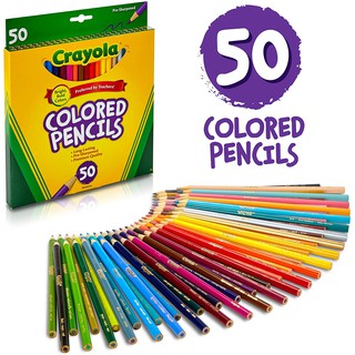 Crayola สีไม้ไร้สารพิษ 50แท่ง (50สี)