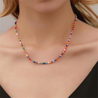 Women Fashion Chain String Beads Necklace