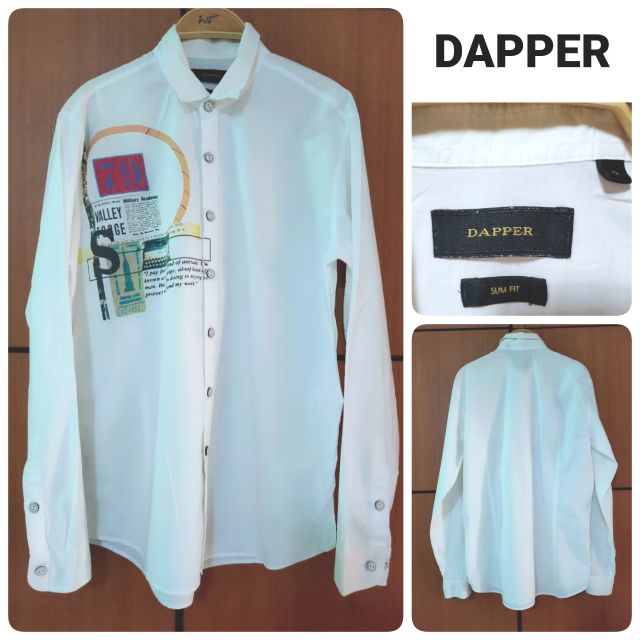 DAPPER. เสื้อเชิ๊ตแบรนด์เนม มือสองสภาพนางฟ้า
