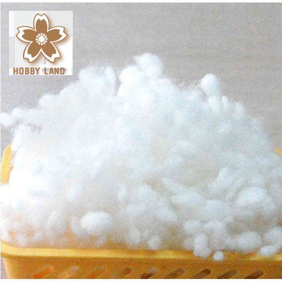 ใยบอล โพลีเอสเตอร์เกรดA 500กรัม ใยเม็ด เกรดพิเศษ สำหรับใส่ตุ๊กตา หมอน นุ่มแน่น ฟูนาน ไม่ยุบตัวด้วยนำ้หนักเท่ากับใยทั่วไป - รูปที่ 2