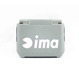 Ima Meiho กล่องเกมตกปลา ขนาด 122x87 x 34 มม. สีเทา