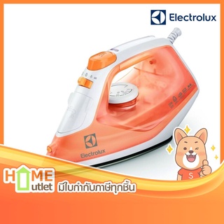 ELECTROLUX เตารีดไอน้ำ 1600 วัตต์ หน้าเตาเคลือบสารกันการติด รุ่น ESI4007 (15904)