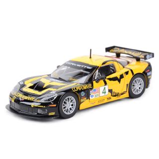 Bburago 1:24 Chevrolet Corvette C6R รถหล่อแบบคงที่โมเดลของเล่นงรถยนต์านอดิเรกของสะสม