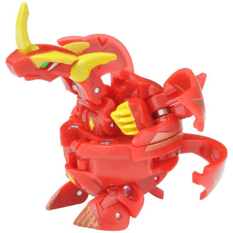 Bakugan Japanese Exclusive Pyrus Original Cross Dragonoid  with Yellow Horn (spinning) VHTF หมุนได้ 