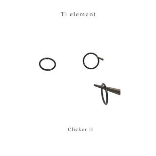 Ti element Clicker II จิวหู จิวไทเทเนียม