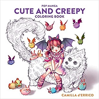 Pop Manga Cute and Creepy Coloring Book (CLR CSM) หนังสือภาษาอังกฤษมือ1(New) ส่งจากไทย