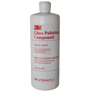 3M 60150 น้ำยาขัดเงาลบรอยขีดข่วนกระจก Glass Polishing Compound 1 Liter