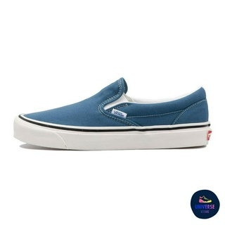 [ของแท้ ส่งฟรี จากไทย] VANS CLASSIC SLIP-ON - NAVY