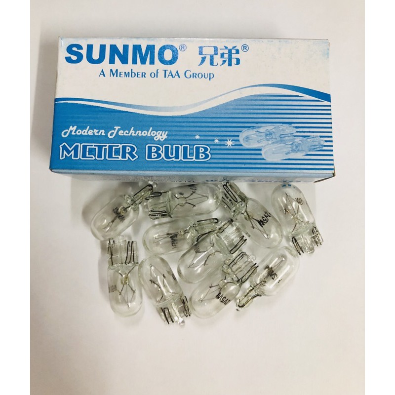 METER หลอดไฟ T10 WEDGE 12V 3.4W CLEAR (1 ชิ้น)