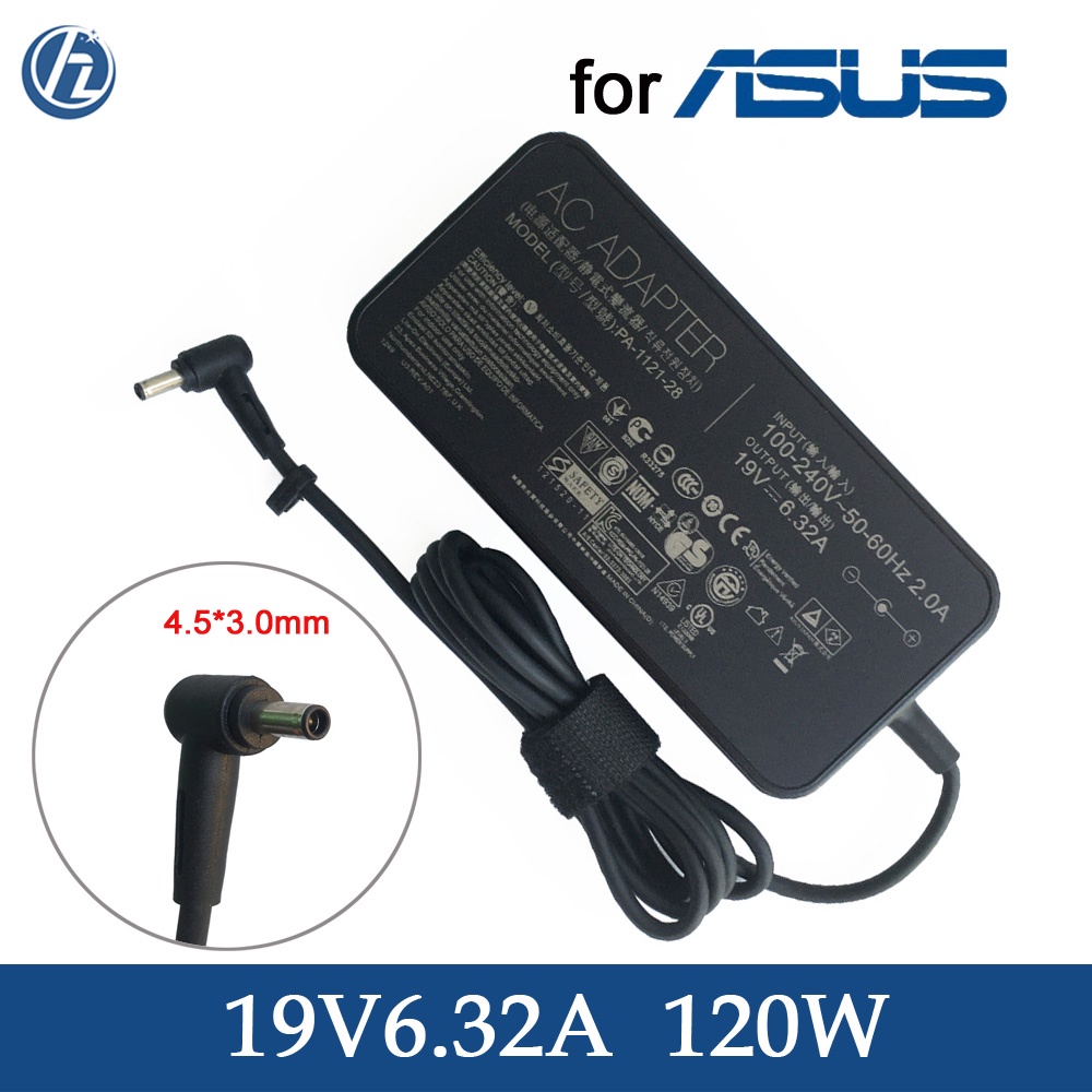 Genuine 120W Laptop Charger AC Adapter for Asus FX570 FX570UD FX570U X570UD X570U q535u q535ud q536f