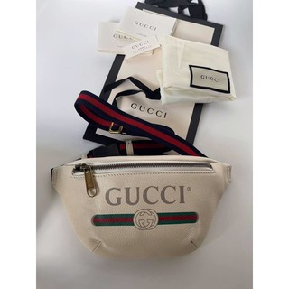 New🍥 Gucci คาดอก คาดเอว สีขาว สายน้ำเงินแดง