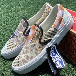 รองเท้า Vans Meadow Patchwork Classic Slip-On ✅มีเก็บเงินปลายทาง