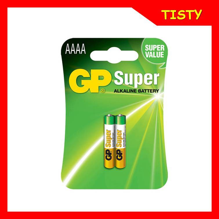 GP Orignal Super Alkaline Battery ถ่านอัลคาไลน์ AAAA,4A,LR8D425,E96 (2 ก้อน / pack)