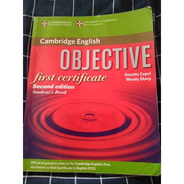 Objective Cambridge English หนังสือโรงเรียนเตรียมอุดมศึกษา