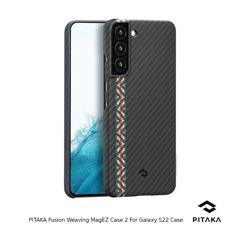PITAKA Fusion Weaving MagEZ Case 2 สําหรับ Galaxy S22 Case
