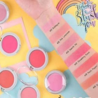 "พร้อมส่ง"บรัชออนเนื้อแมทMeilinda nobody blush you