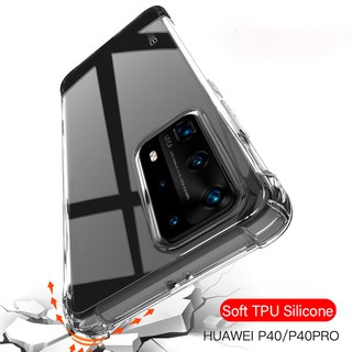 เคสมือถือซิลิโคน แบบใส กันกระแทก สำหรับ Huawei P 40 40pro P40 Pro P40pro