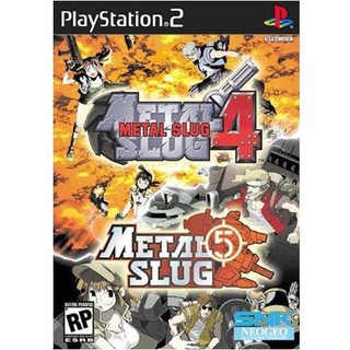 Ps2 เกมส์ Metal Slug 4 &amp; 5 (มี 2 แผ่น )