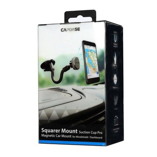 Capdase Magnetic Car Mount Squarer Suction Cup Pro ที่ยึดมือถือในรถยนต์แบบแม่เหล็ก ติดกระจกหรือคอนโซลหน้ารถ