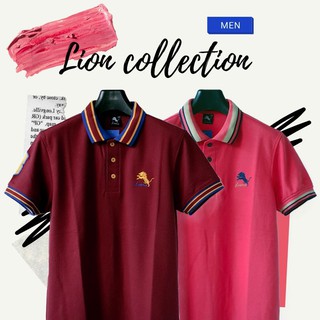 เสื้อโปโล Lions - Lion collection | ผู้ชาย | โทน แดง ชมพู