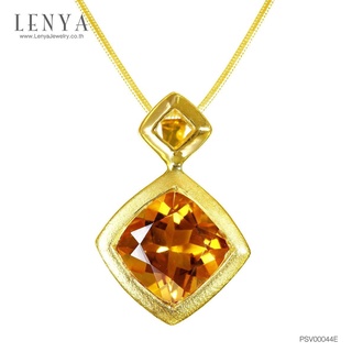 Lenya Jewelry จี้เงินแท้ ประดับพลอยซิทริน เสริมพลังความคิดสร้างสรรค์