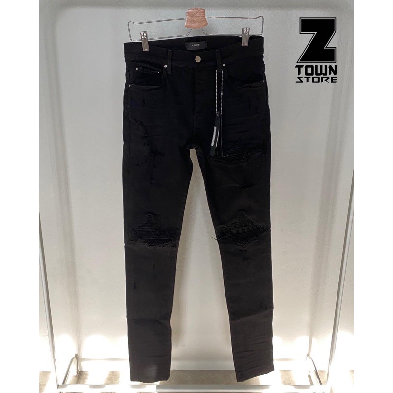 Amiri Mx1 seude black jeans