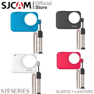 SJCAM ACCESSORY SILICONE PROTECTOR SLEEVE + LANYARD 4 Color FOR SJ9 SERIES ซิลิโคน ป้องกัน กล้องแอคชั่น กล้องติดหมวก