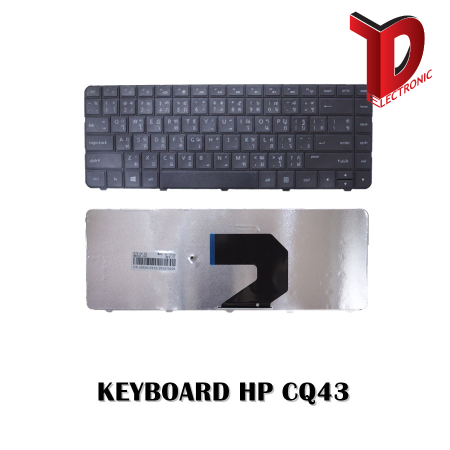 KEYBOARD HP CQ43 G4-1000 G6 430 431 435 436 CQ57 CQ58 HP1000 / คีย์บอร์ดโน๊ตบุ๊ค เอชพี ภาษาไทย-อังกฤ