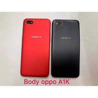 บอดี้ Oppo A1K เคสกลาง+ฝาหลัง ใหม่ คุณภาพสวย บอดี้A1K