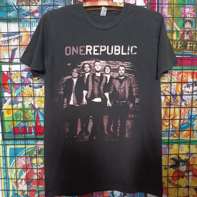 เสื้อยืดมือสอง Usa วงแนวป็อปร็อก OneRepublic 2010 Size S-M อก19/ยาว27.5