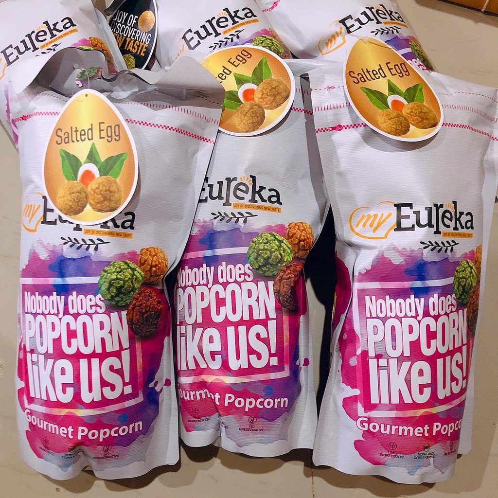 Eureka popcorn รสไข่เค็ม
