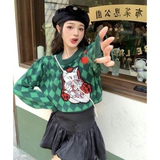 Little cat sweater งานเกางานพรีเมี่ยม