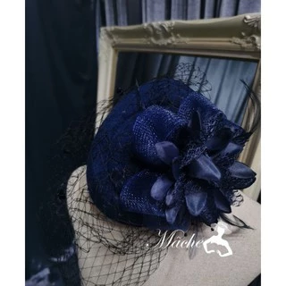 SETN009กิ๊บหมวก ผู้ดีอังกฤษ fascinator​ สไตส์คุณหนูผู้ดีอังกฤษ​ กิ๊บหมวก