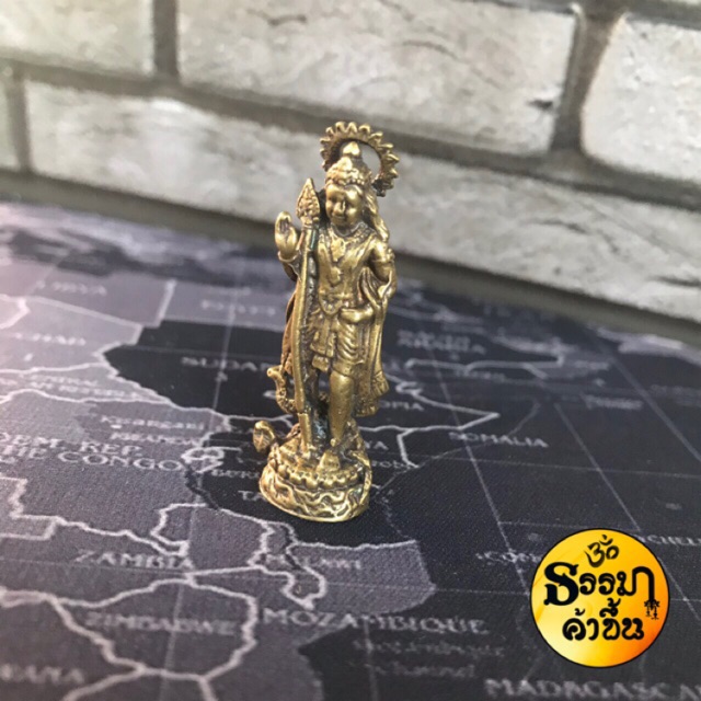 พระขันทกุมาร พร้อมบริวาร เทวรูปทองเหลือง (เบิกเนตรแล้ว)