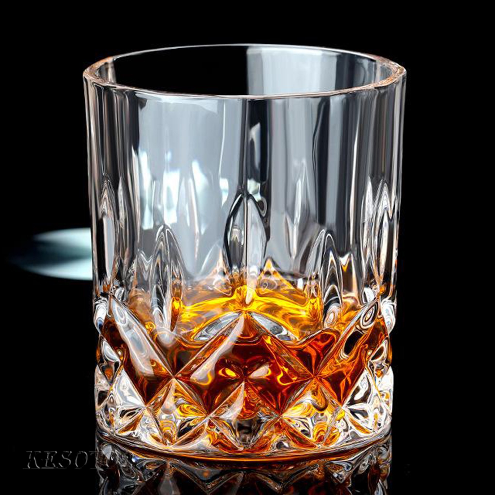 [KESOTO2] Whiskey Glasses, Vodka Glass Tumblers for Drinking Bourbon ...