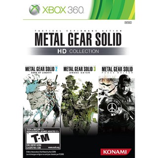 แผ่น XBOX 360 : Metal Gear Solid HD Collection (มี 2แผ่น)  ใช้กับเครื่องที่แปลงระบบ JTAG/RGH