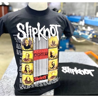 SL181 SLIPKNOT เสื้อยืดวงร็อค สลิปน็อต เสื้อวง เสื้อยืดสลิปน็อต เสื้อวินเทจ