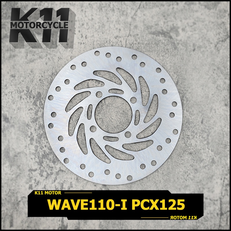 จานดิสเบรค หน้า WAVE110I PCX125 WAVE125-NEW MSX จานเวฟ110i ขนาด220mm หนา3.5มม 4รู