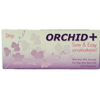 ชุดตรวจตั้งครรภ์ แบบจุ่ม orchid ของแท้