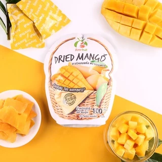 🔥Best Seller🔥 มะม่วงอบแห้ง🥭 หั่นชิ้นพอดีคำ ไร้เสี้ยน (Soft Dried Mango, Low Sugar) ขนาด 100g. / 315g.