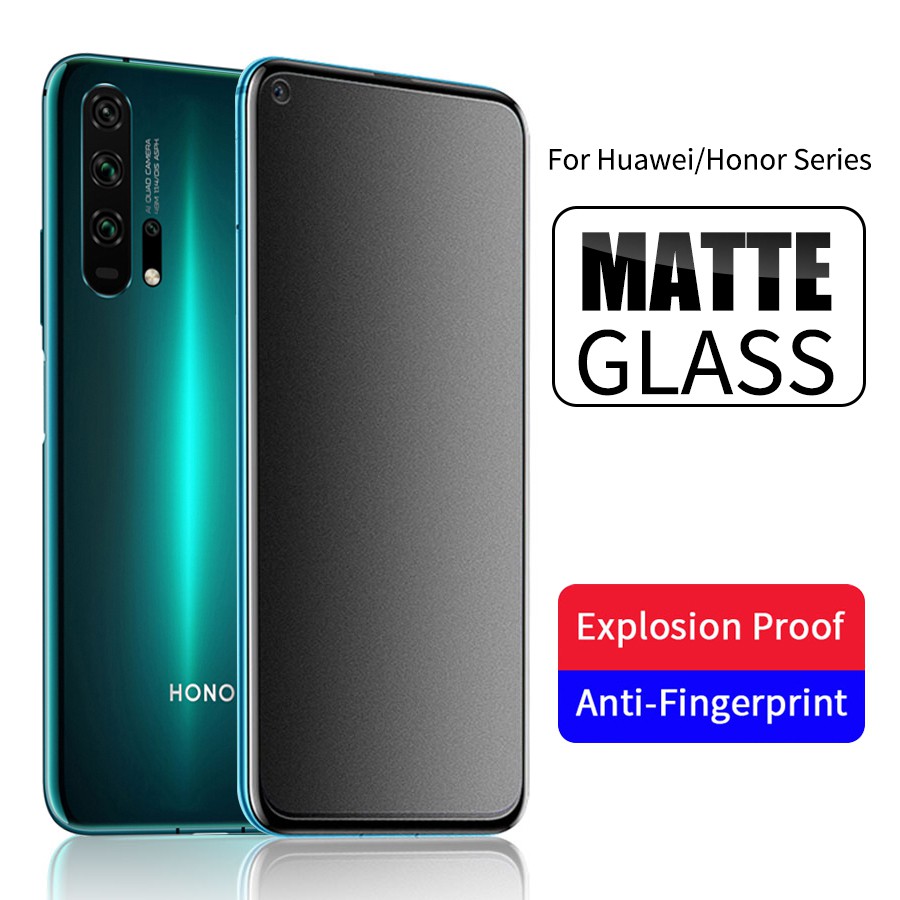 ฟิล์มกระจกนิรภัยกันรอยหน้าจอแบบด้านสําหรับ สําหรับ Huawei P30 P20 Lite Pro Nova 5T 3I 7I 7 Se Honor 8X 10 Y7P Y7A Y6P Y5P Y6S Y9S Y7 Pro Y9 Prime 2019