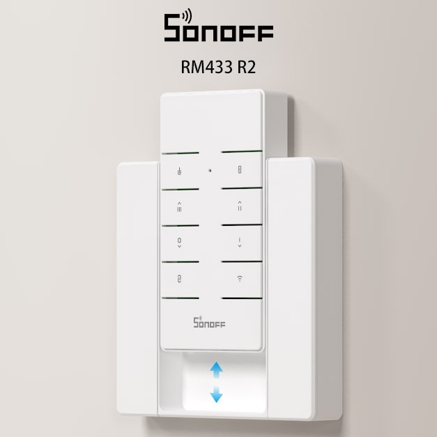 SONOFF RM433 R2 8 Keys Multipurpose Custom 433 MHz RF Remote Controller Works with SONOFF RF/Slamphe