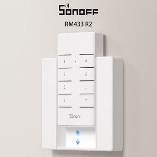 SONOFF RM433 R2 8 Keys Multipurpose Custom 433 MHz RF Remote Controller Works with SONOFF RF/Slampher/4CH Pro/TX Series/RF Bridge