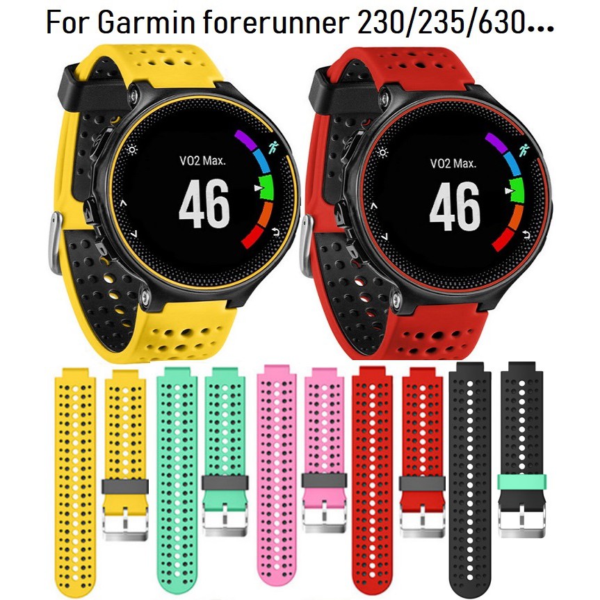 [พร้อมส่ง] สายนาฬิกา Garmin Forerunner 220/230/235/620/630/สาย Watchband Garmin 235 Silicone Watch S